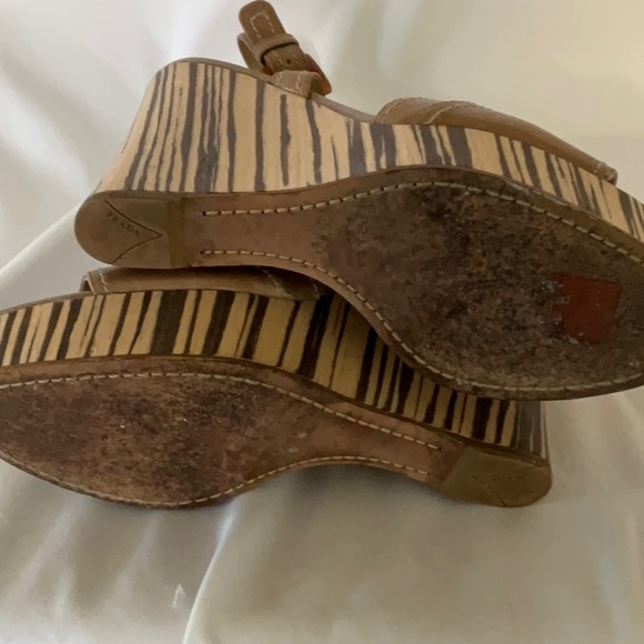 Prada Platform Sandals 37.5 - Picture 5 of 7